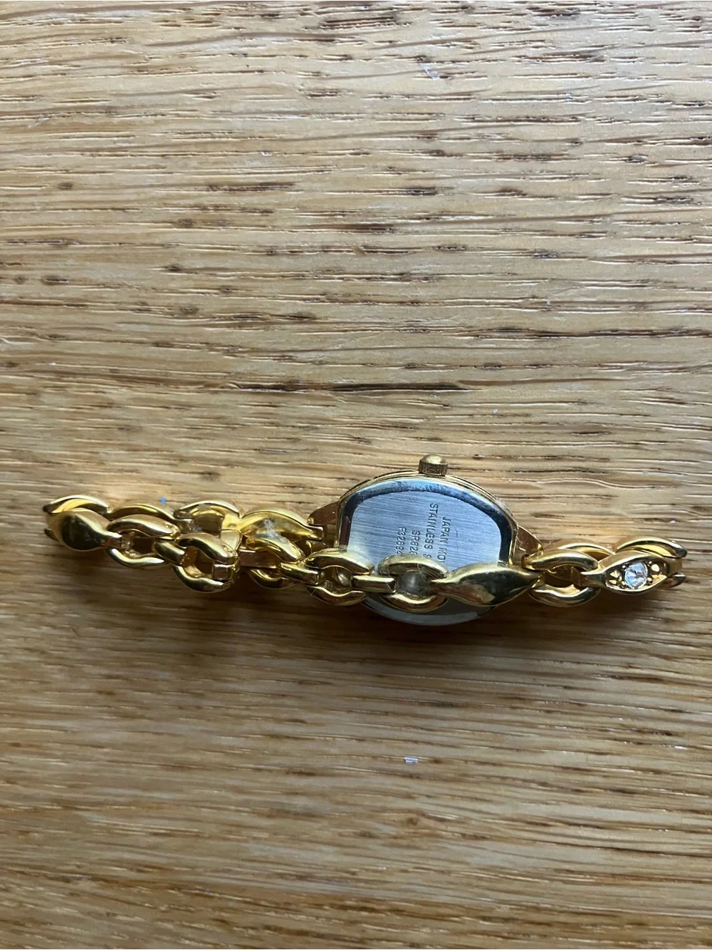 Gold Women's Crystal Bracelet Watch
